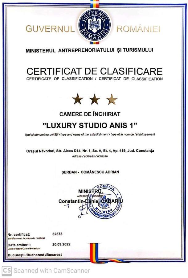 Luxury Studio Anis 1 Năvodari Eksteriør billede